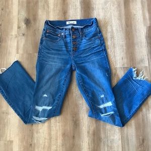 NWOT Madewell Cali Demi boot jeans